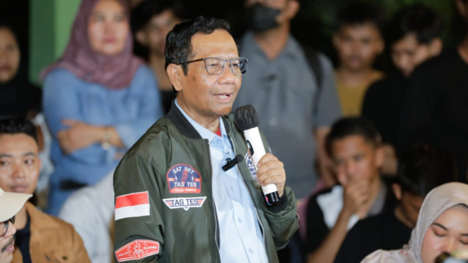 Cawapres nomor urut tiga Mahfud MD