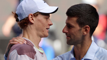 Jannik Sinner dan Novak Djokovic