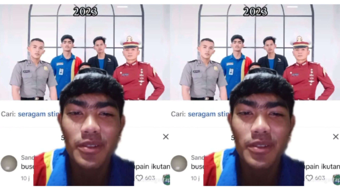 Viral tanggapan pria berseragam Indomaret 