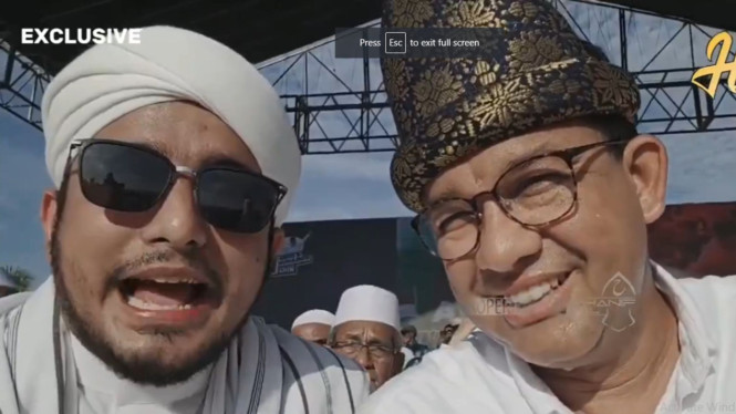 Menantu Habib Rizieq Shihab, Hanif Alatas dan Anies Baswdan