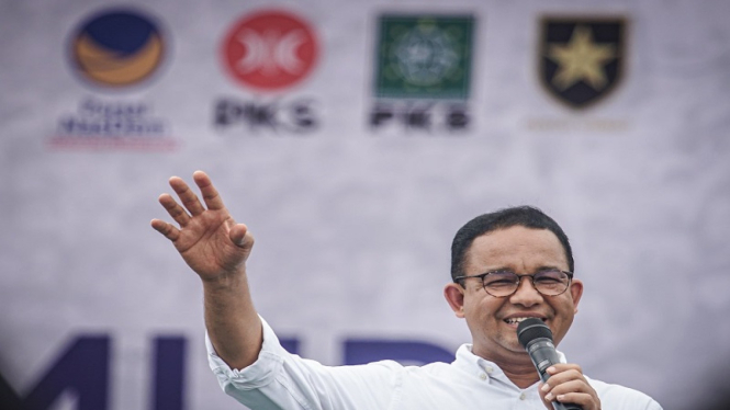 Capres Nomor 01 Anies Baswedan kampanye di Bantul Yogyakarta  