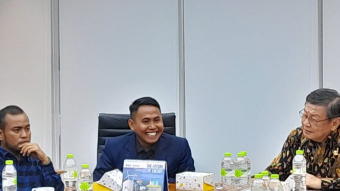 Kelompok mahasiswa Cipayung Plus silaturahmi dengan Permabudhi.