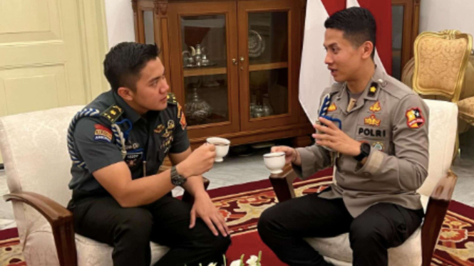 Mayor Teddy dan Kompol Syarif Muhammad Fitriansyah