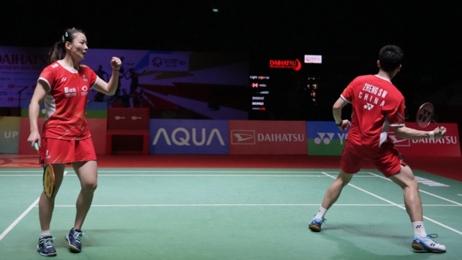 Ganda campuran China, Zheng Si Wei/Huang Ya Qiong di Indonesia Masters 2024