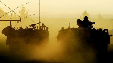 Illustration of Israel-Hamas war