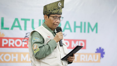 Cawapres nomor urut tiga Mahfud MD