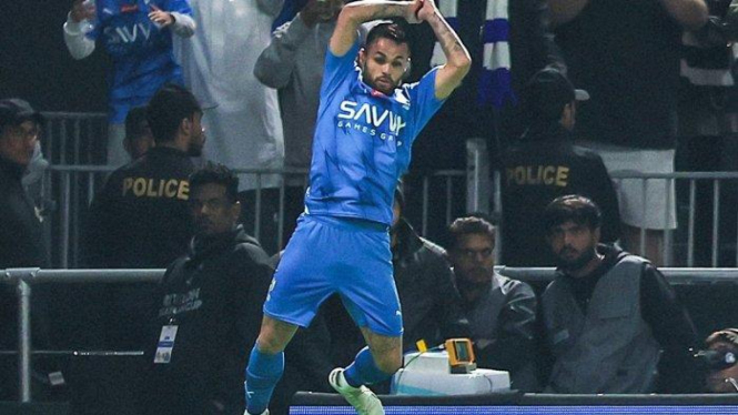 Richard Delgado selebrasi Ronaldo
