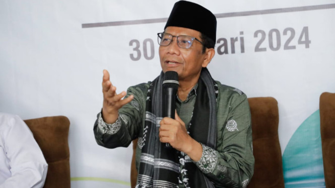 Cawapres nomor urut tiga Mahfud MD