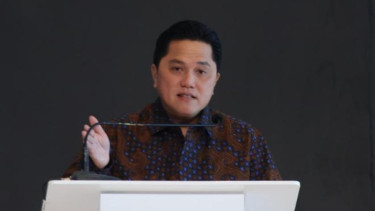 Menteri BUMN Erick Thohir saat peresmian Bali Beach Convention dan Groundbreaking Alster Lake Clinic di KEK Kesehatan Sanur