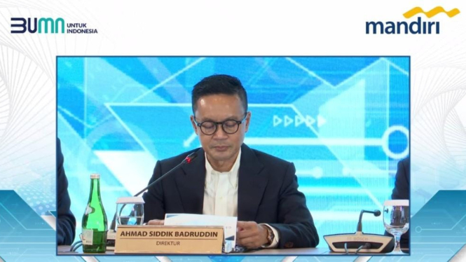 Direktur Manajemen Risiko Bank Mandiri, Ahmad Siddik Badruddin 