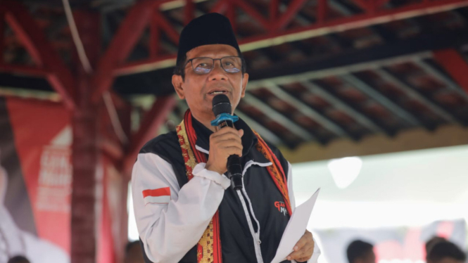 Cawapres nomor urut tiga Mahfud MD