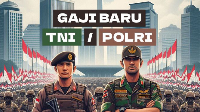 Besaran Gaji Baru TNI dan Polri