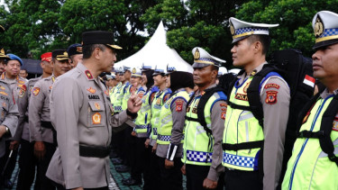 Wakapolda Jabar Brigjen Pol. Bariza Sulfi cek kesiapan pengamanan Pemilu