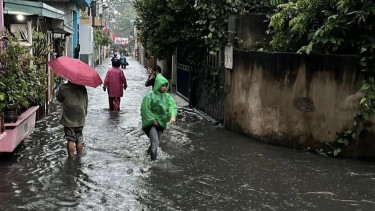 Ilustrasi banjir jakarta