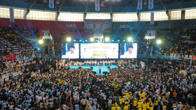 Prabowo di Makassar