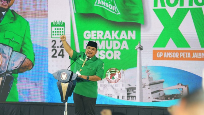 Ketua Umum GP Ansor Yaqut Cholil Qoumas
