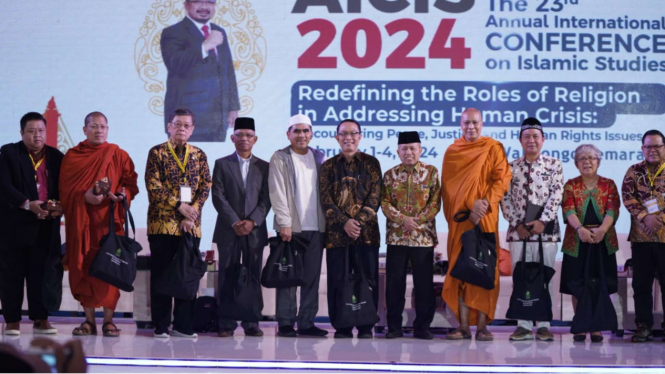 Para tokoh agama dunia di AICIS 2024
