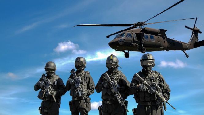 Illustration of Israeli Troops