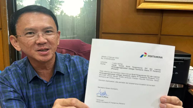 Ahok mundur dari jabatan Komisaris Utama Pertamina