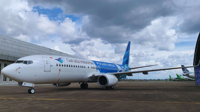 Garuda Indonesia Livery Pocari Sweat
