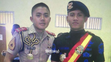 Mayor Teddy dan Kompol Syarif