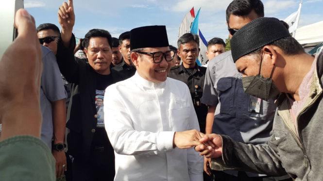 Calon wakil presiden nomor urut 1 Muhaimin Iskandar