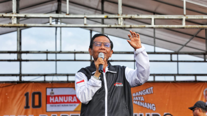 Cawapres nomor urut tiga Mahfud MD