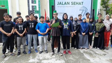 HMI Solo keluarkan pernyataan sikap terkait netralitas Jokowi dalam Pemilu 2024.