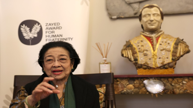 Presiden kelima RI sekaligus Ketum PDIP Megawati Soekarnoputri