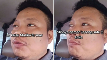 Driver Taksi Online Didesak Penumpangnya Untuk Pilih Capres 01