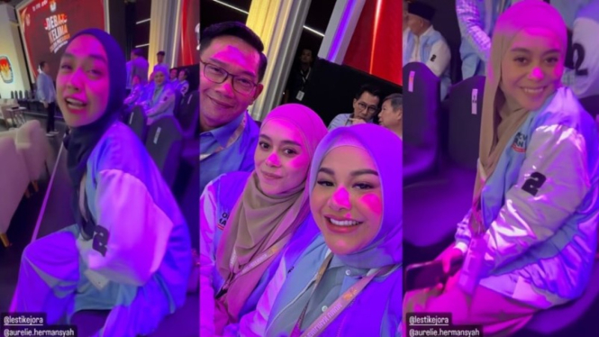 Artis nonton debat capres