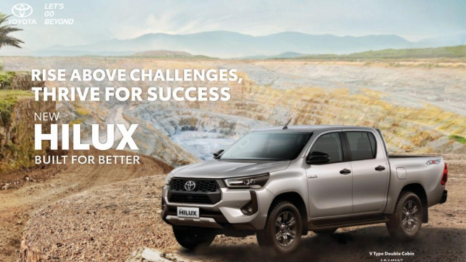 Toyota Hilux D-Cab 2.4 4x4 edisi 2024