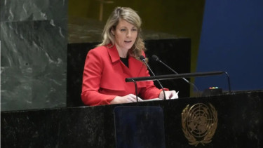Menlu Kanada Melanie Joly (Doc: AP Photo)