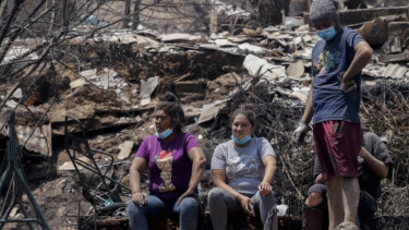 Kebakaran Hutan di Chile (Doc: AP Photo)