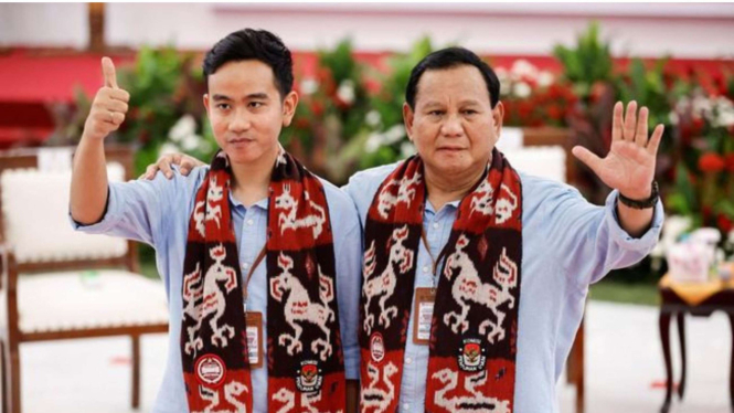 Prabowo Subianto dan Gibran Rakabuming Raka
