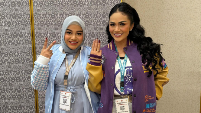 Aurel Hermansyah dan Krisdayanti berbeda pilihan Capres