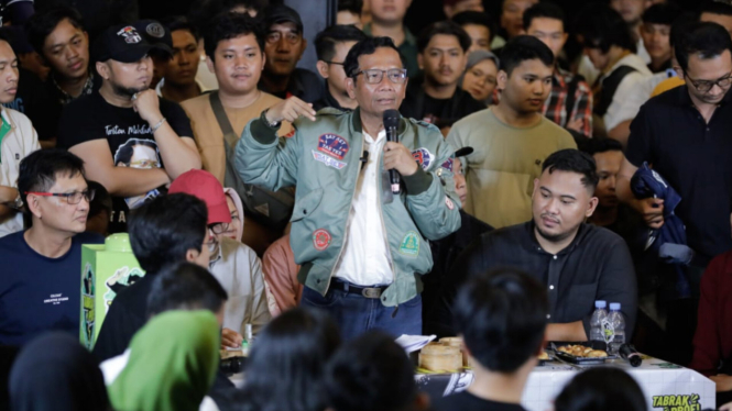 Cawapres nomor urut tiga Mahfud MD