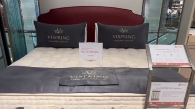 Viral Tempat Tidur Mewah Dibanderol Rp1 Miliar.