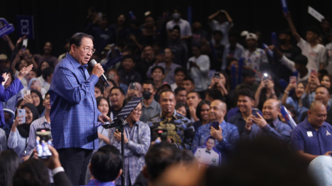 Ketua Majelis Tinggi Partai Demokrat Susilo Bambang Yudhoyono alias SBY.