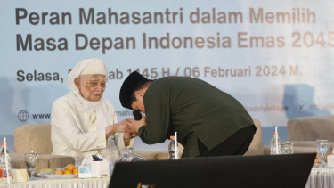 Erick Thohir di Ponpes Lirboyo, Kediri, Jatim.