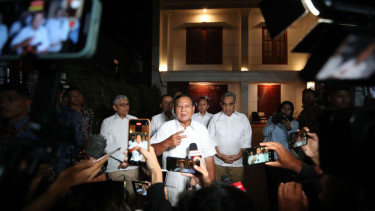 Prabowo Subianto merayakan Hari Ulang Tahun Partai Gerindra