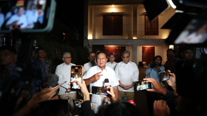 Prabowo Subianto merayakan Hari Ulang Tahun Partai Gerindra