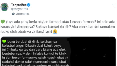 Warganet Terasa Berdebar Habis Konsumsi Salbutamol, Begini Penjelasannya