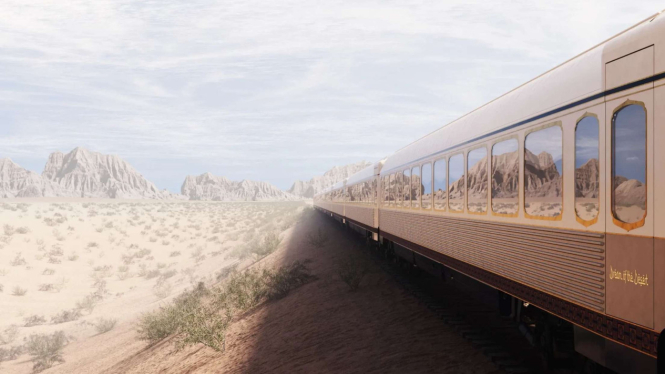 Perusahaan kereta api milik negara Saudi Arabia Railways (SAR) 