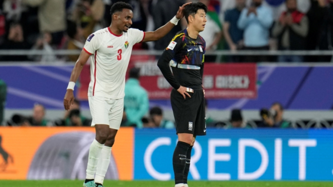 Son Heung-min saat Korea Selatan vs Yordania