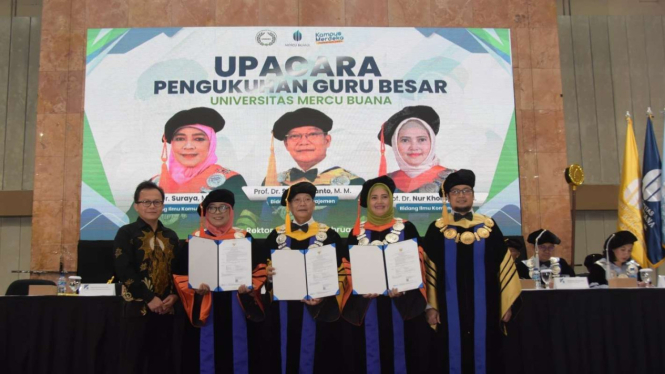 Pengukuhan Guru Besar Universitas Mercu Buana