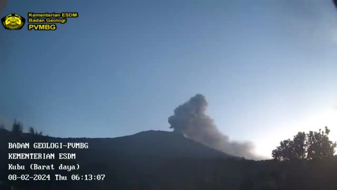 Erupsi Gunung Marapi 8 Februari 2024