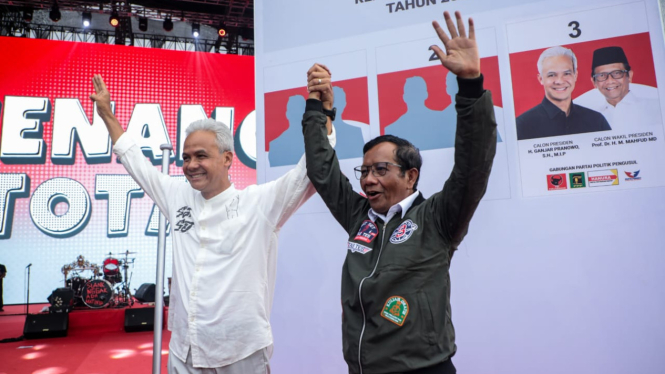 Capres-Cawapres Nomor Urut 3, Ganjar Pranowo dan Mahfud MD Hadiri Kampanye Akbar di Banyuwangi, Jawa Timur