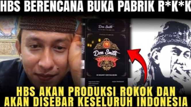 Ikuti Jejak Ustaz Solmed, Habib Bahar Ingin Buat Pabrik Rokok Kretek