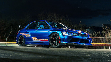 Mitsubishi Lancer Evo IX MR hasil modifikasi Indonesia
